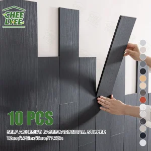 10pcs Self-Adhesive Wooden Stickers10mm