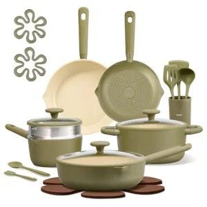 21pcs Cookware Set Nonstick Pots and Pans Set
